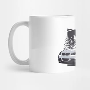 Silver E91 Touring Mountains Mug